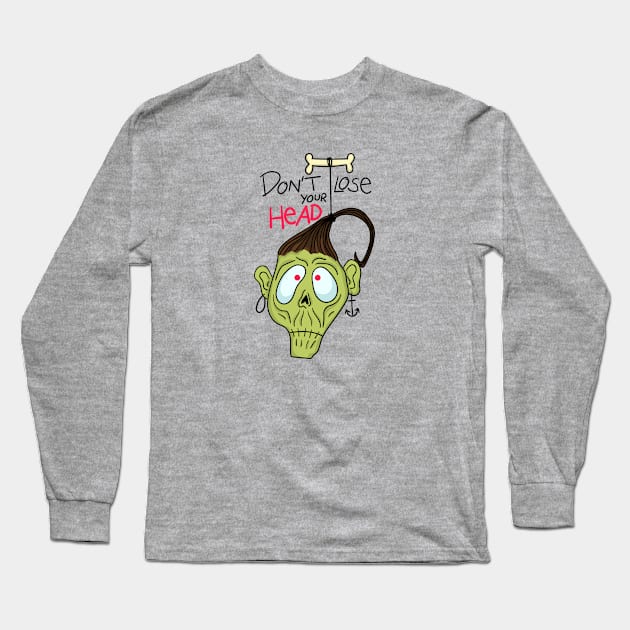 Shrunken head Long Sleeve T-Shirt by JoanaJuheLaju1